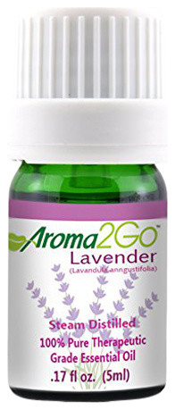 Lavender Aroma2Go Pure Therapeutic Grade 100% Natural Essential Oil, 5 ml