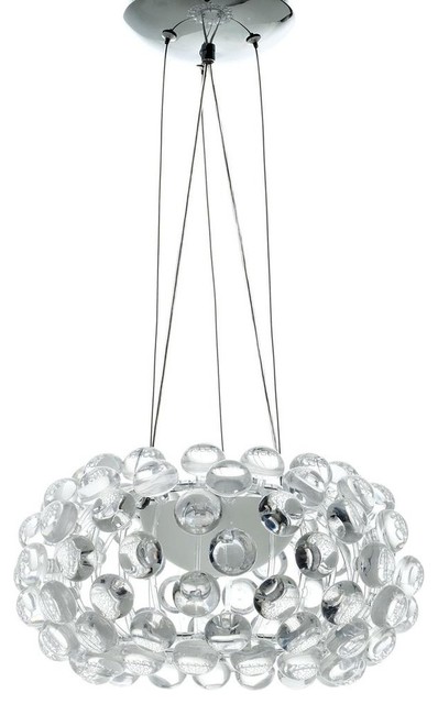 Halo 14 Chandelier, Clear