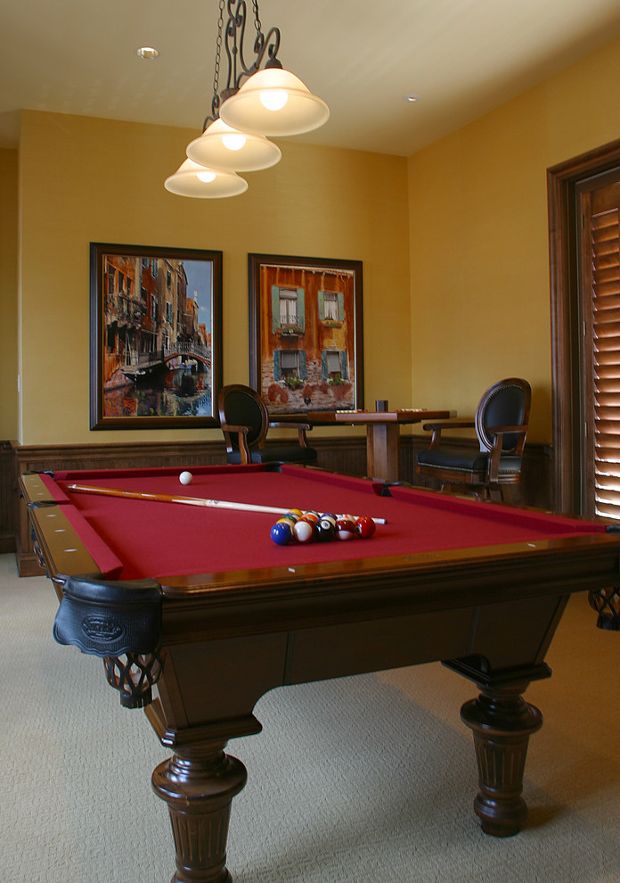 Tuscan home design photo in Miami