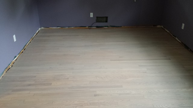 Modern Light Grey Wood Flooring - Bedroom - Nashville - by ... - Modern Light Grey Wood Flooring bedroom