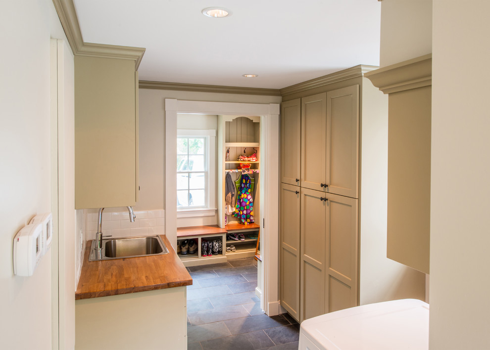 Inspiration for a timeless laundry room remodel in Baltimore