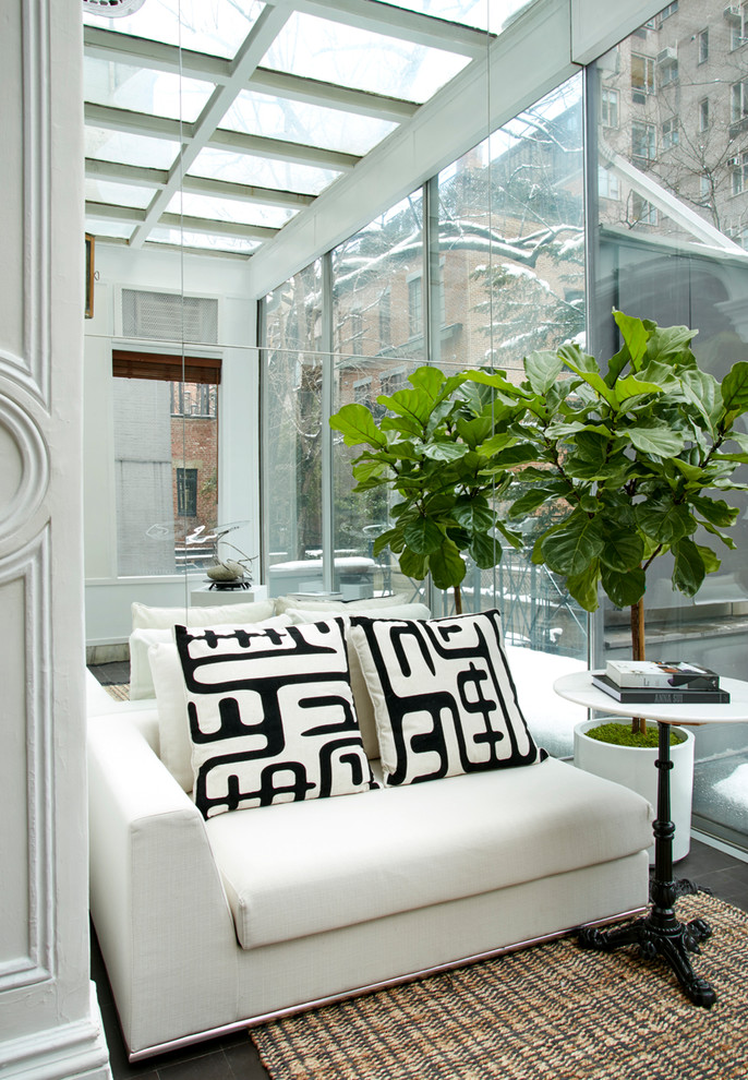 Luxury Staging in Upper East Side Townhouse - Contemporary - Sunroom ...