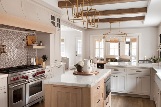 Transitional Farmhouse landhausstil-kueche