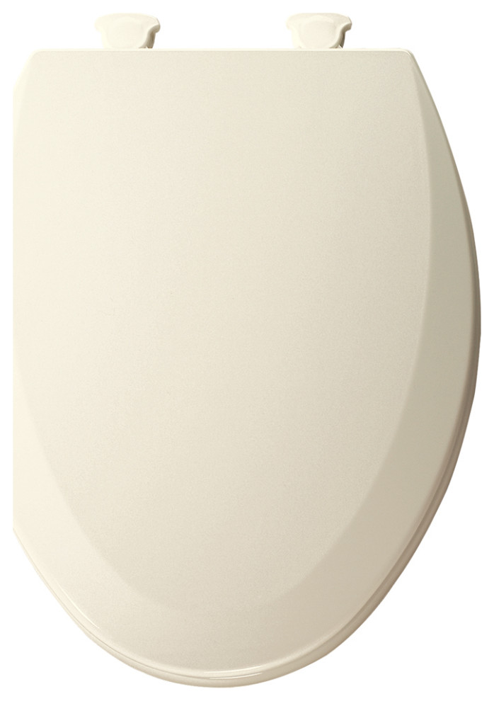Bemis Elongated Molded Wood Toilet Seat, Biscuit Toilet Seats by VirVentures Houzz