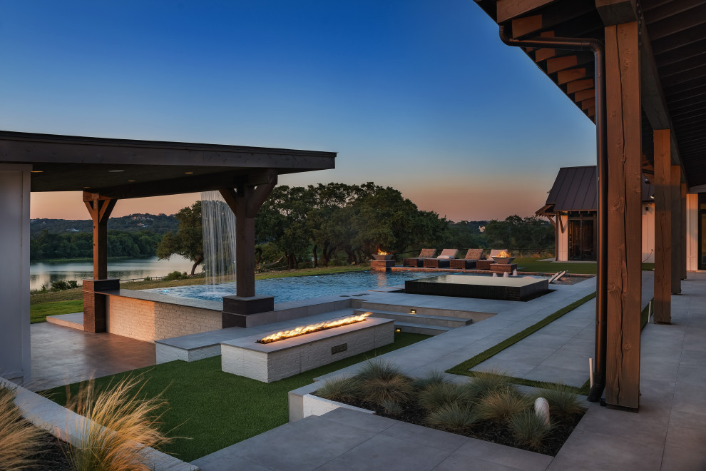 Lakeside Modern Luxury - Modern - Pool - Other - by Keith Zars Pools ...