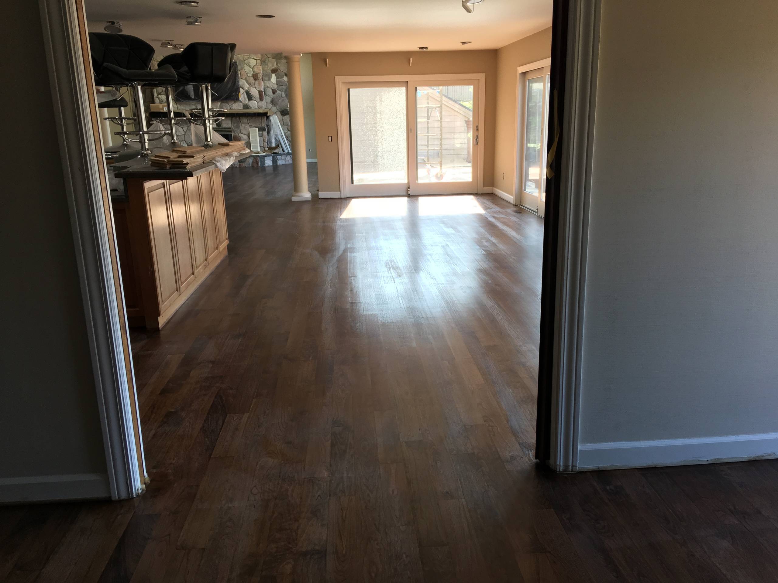 Oxbow Lake Hardwood Flooring and Windows