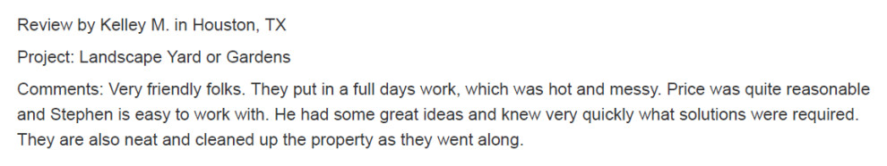 Customer Testimonials