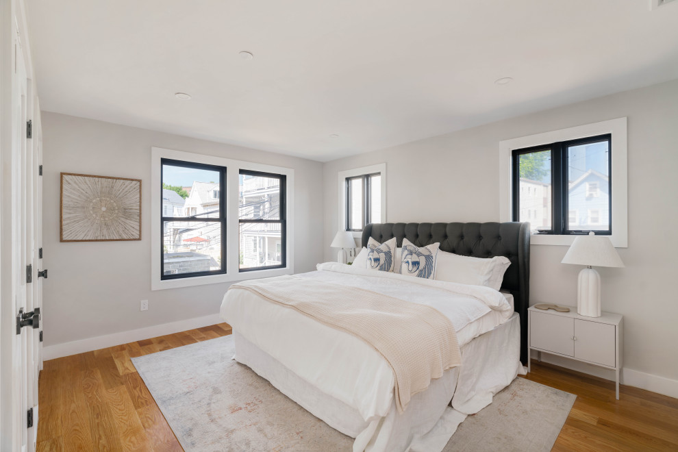 Transitional bedroom photo in Boston