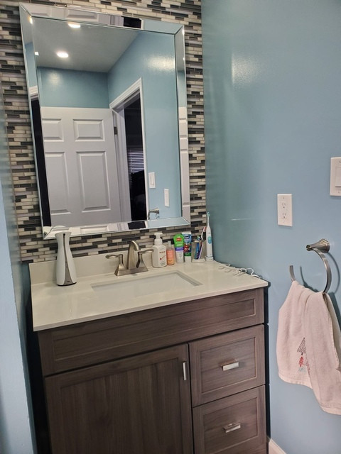 The Blue Bathroom Remodel