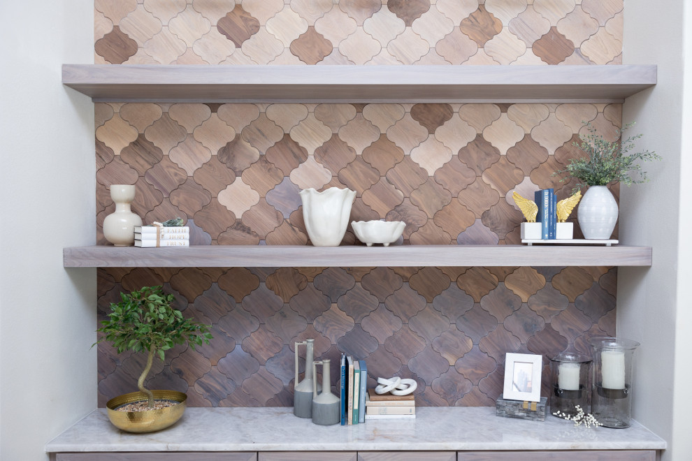 Inspiration for a transitional home design remodel in Jacksonville