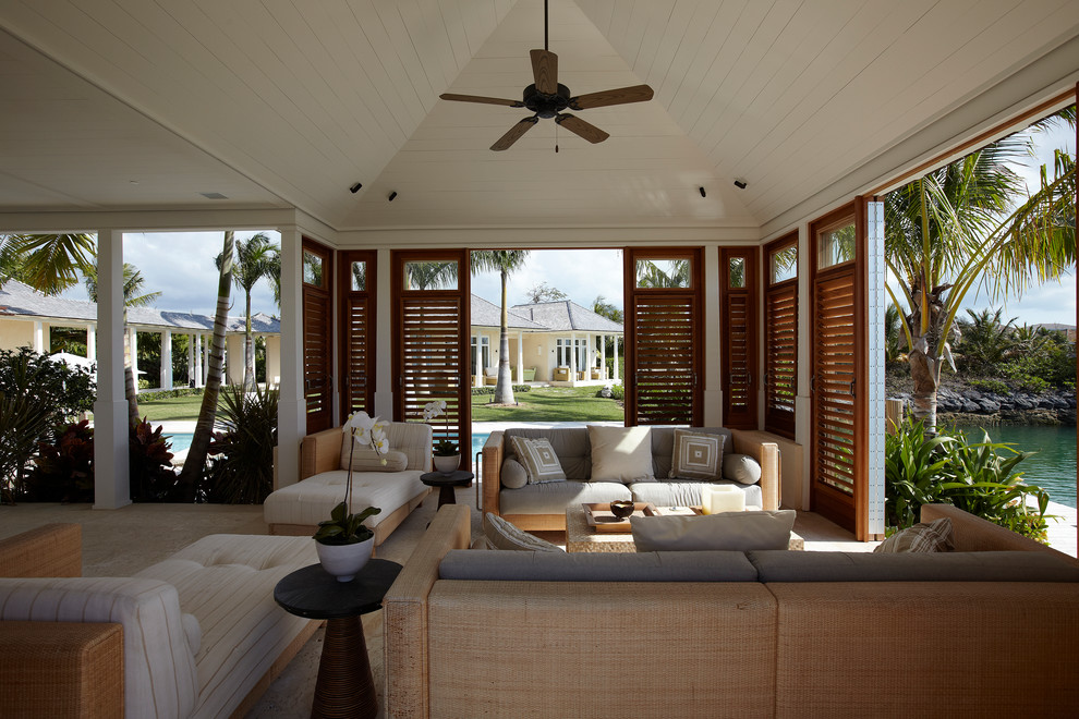 Photo of a beach style verandah in Other.