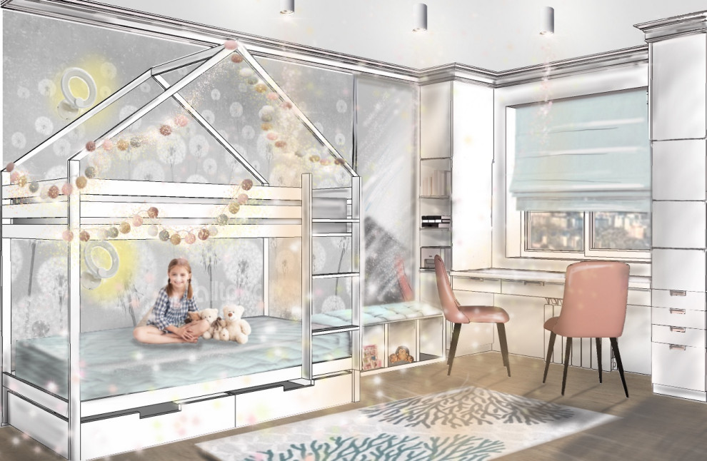 Детская для 2х девочек