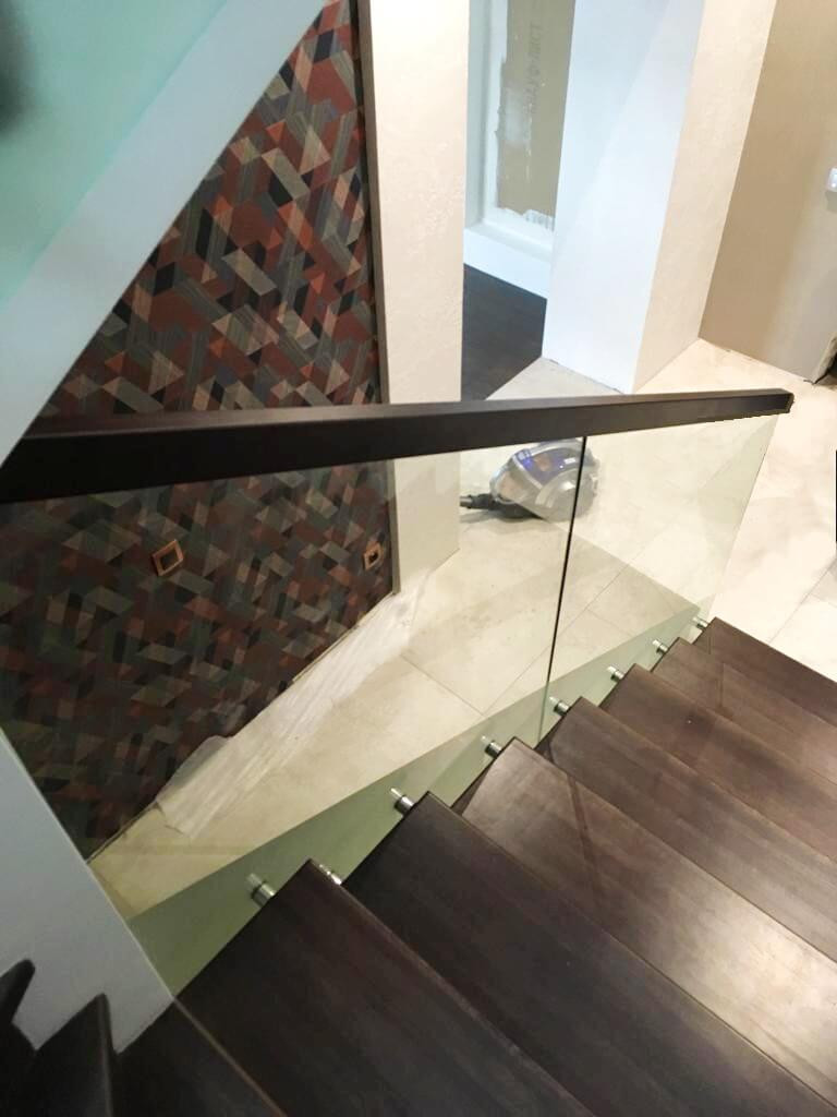 Ограждение со стеклом