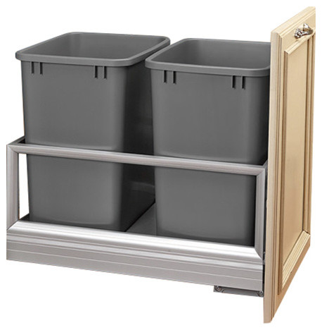 pull out garbage bin door mount