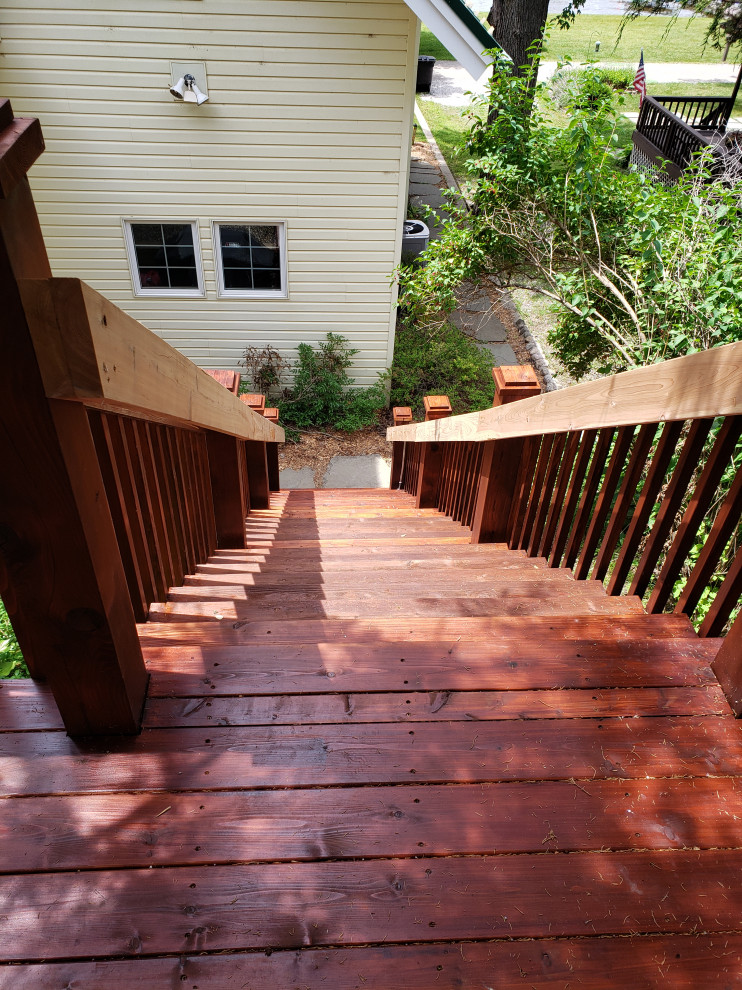 Irish Hills MI - Lake House Deck & Hill Side Steps