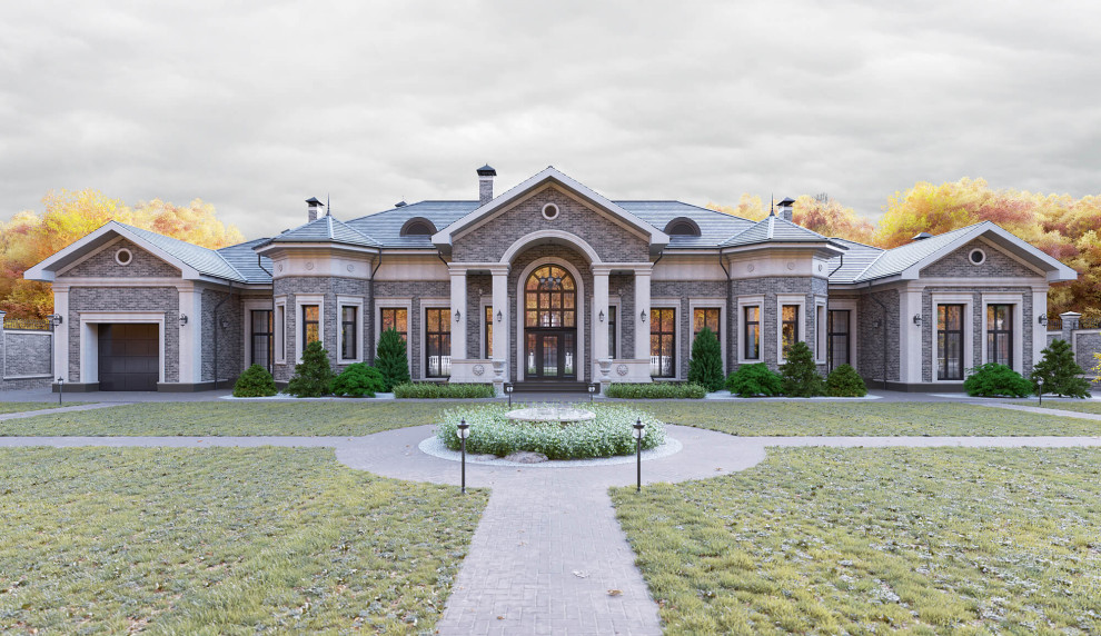 Архитектурный проект одноэтажного жилого дома площадью 400 кв.м.