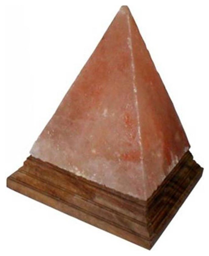 Himalayan Salt Lamp Pyramid Shape Large Contemporary Novelty