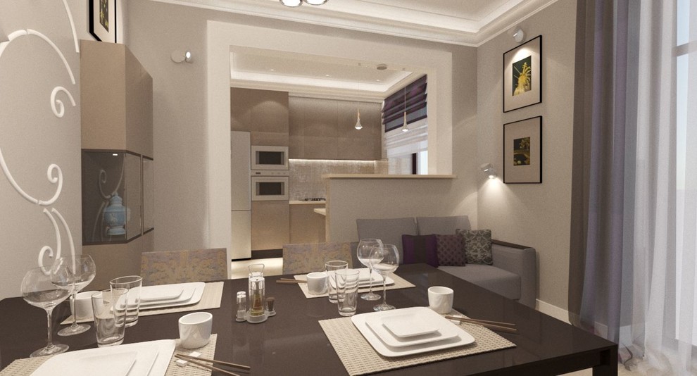 Квартира в современном стиле. 2017.