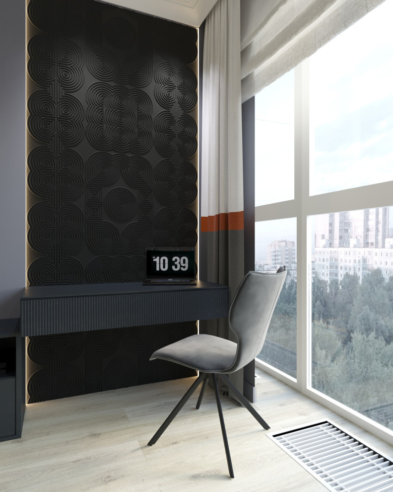 Рабочее место в гостиной