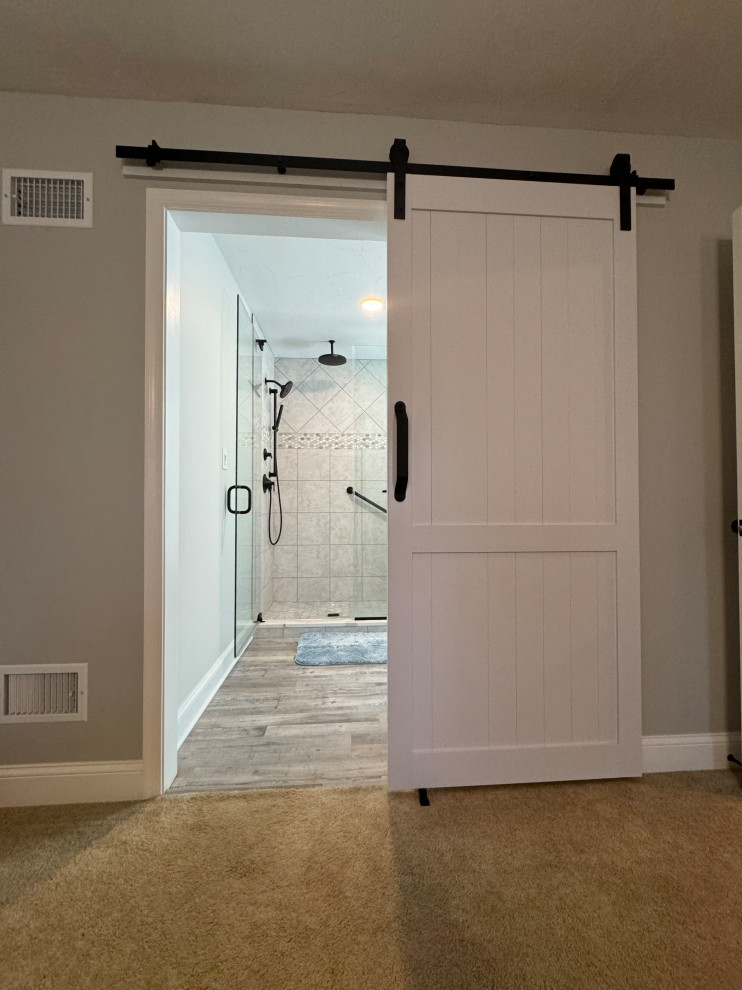 Luxury Bathroom Remodel with Custom Walk-In Shower & Freestanding Bathtub