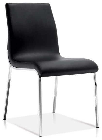 Sleek Modern Dining Chair Chairs By Artefac Sleek Modern Dining Chair Black Chairs