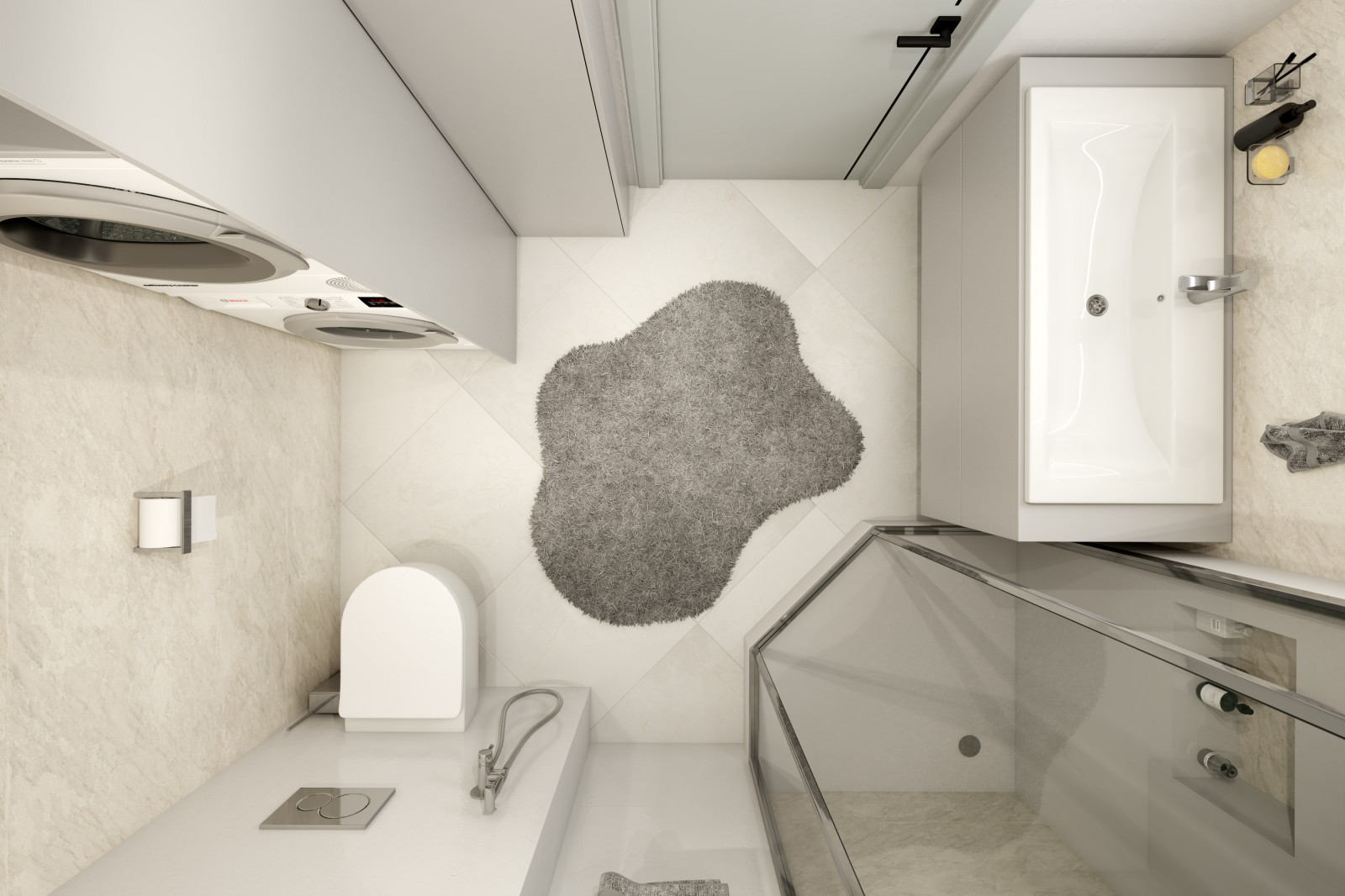 Трёхкомнатная квартира. 85 кв.м.