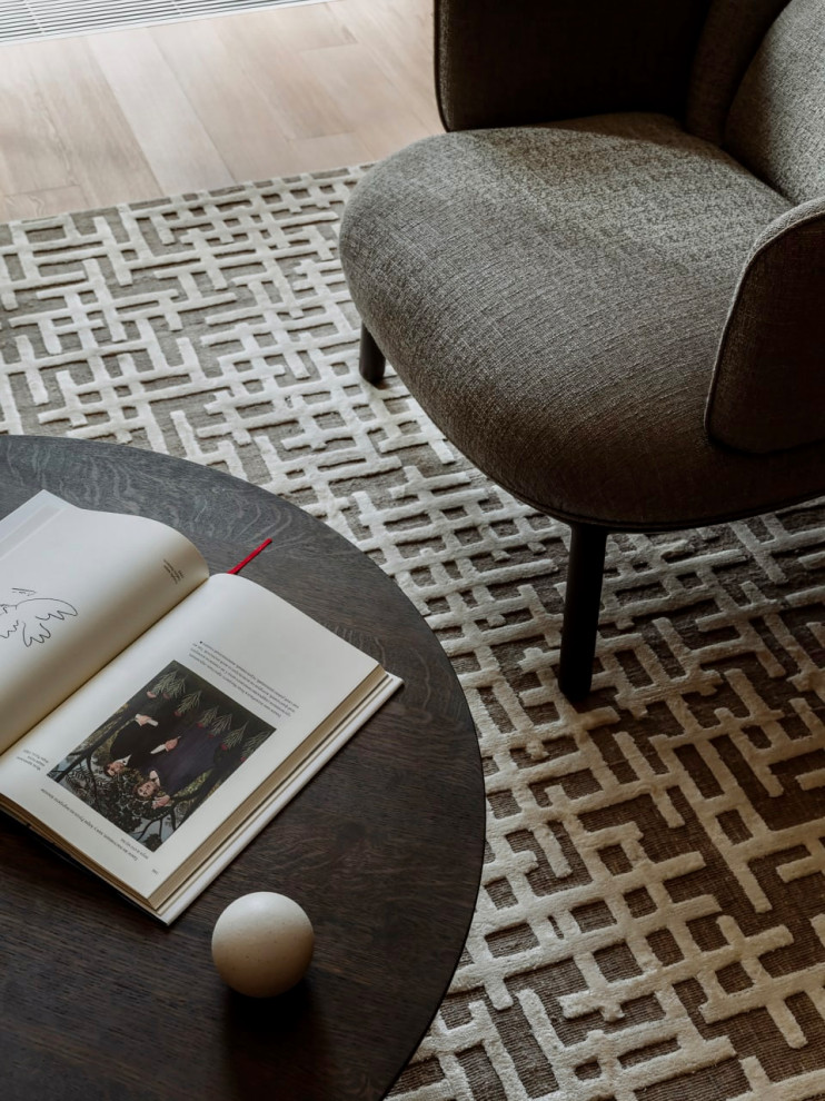 Ковры в проекте квартиры в Москве