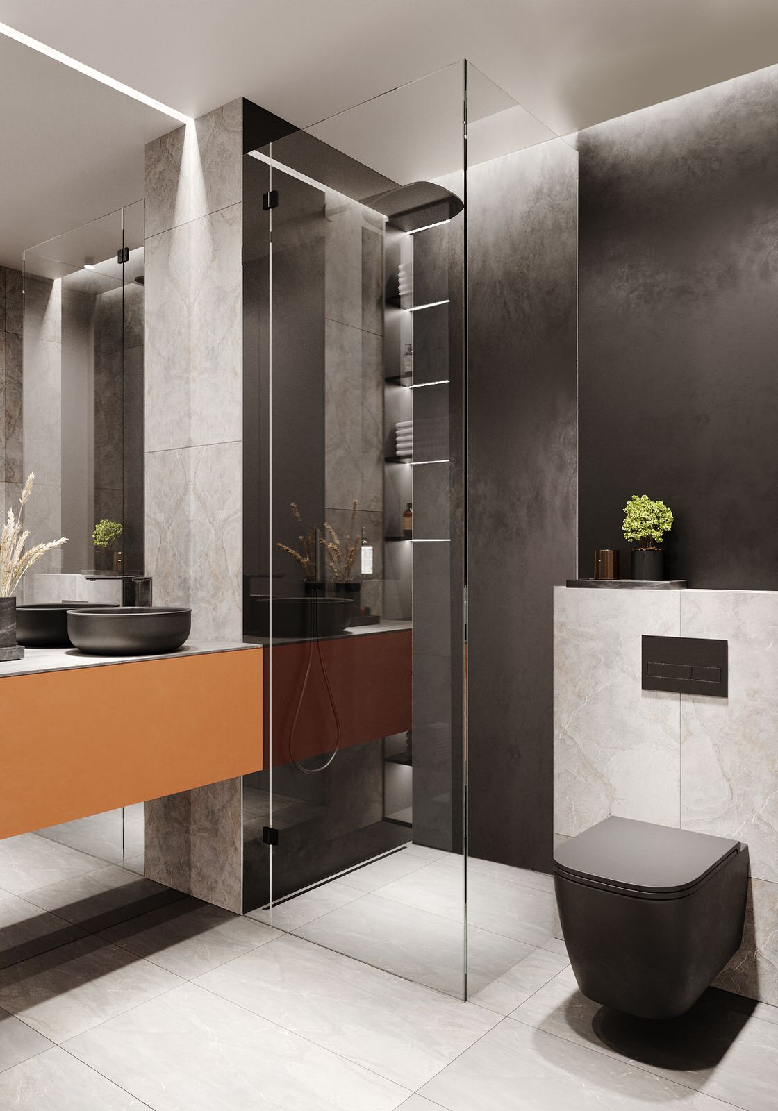 Квартира 110 м2 в ЖК "Headliner". Современный стиль