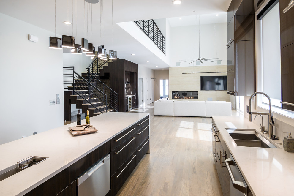 Modern Home in Norman, OK with UltraCraft Cabinetry - Contemporary ...