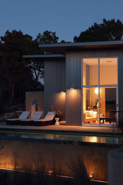 Villa Nuevo contemporaneo-fachada