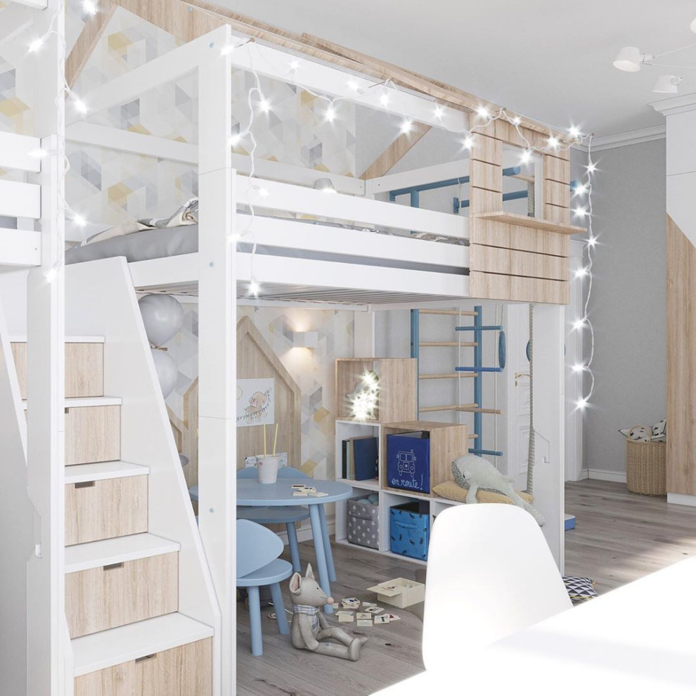 Детская для двух мальчиков с Горами на стенах Alltowall