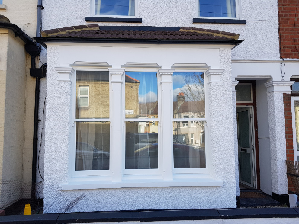 Replacing original features to period property + new timber sash windows