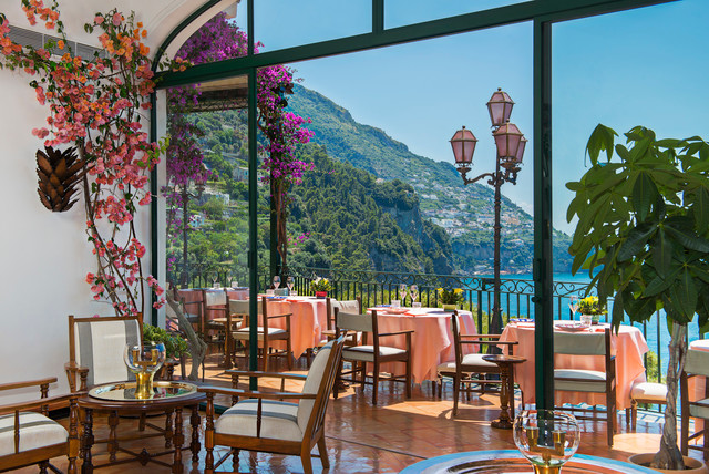 Hotel San Pietro Positano - terrazzo sul mare contemporary-dining-room