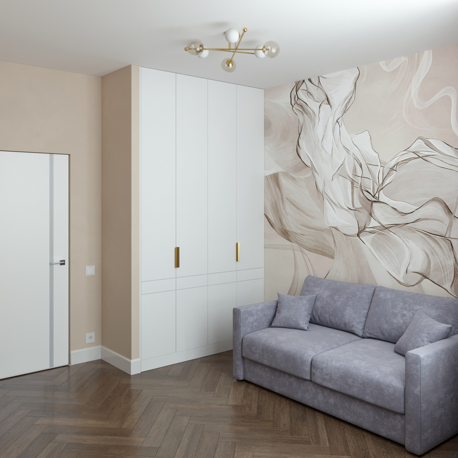 Квартира в стиле  "Фьюжн"  2024 г.