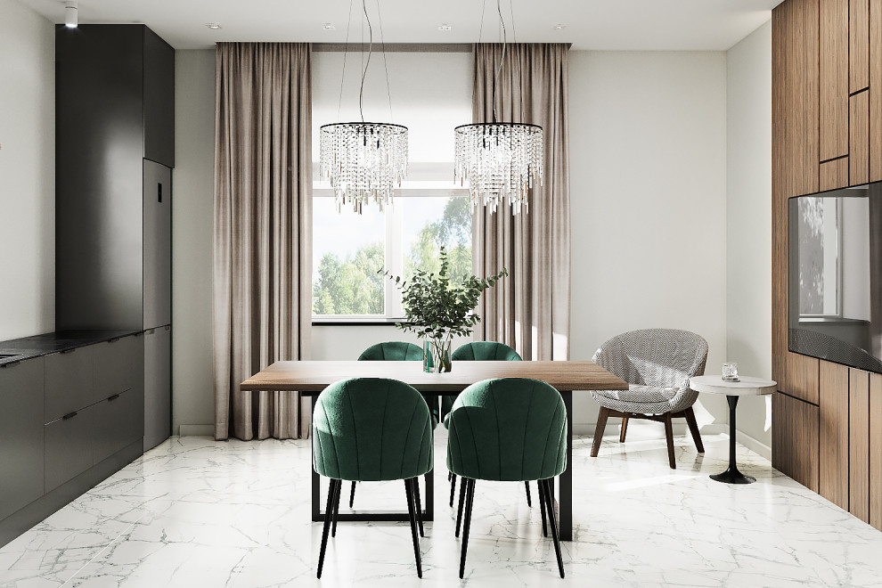 Дизайн - проект кухни в частном доме