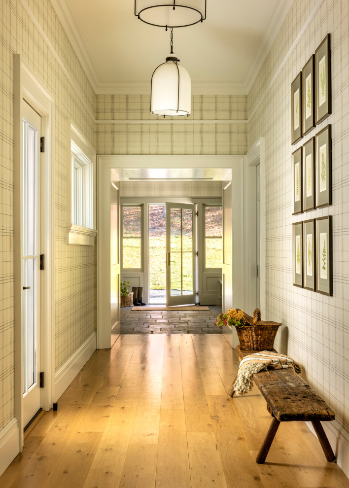 New York New Home - Farmhouse - Hall - New York - by Crisp Architects ...