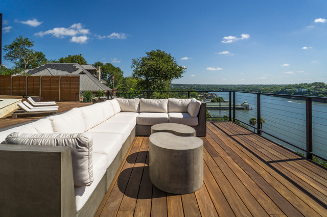 Laguna Loma Lake House contemporary-terrace
