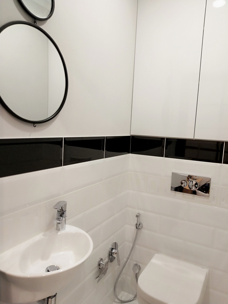 Графичная ванная комната