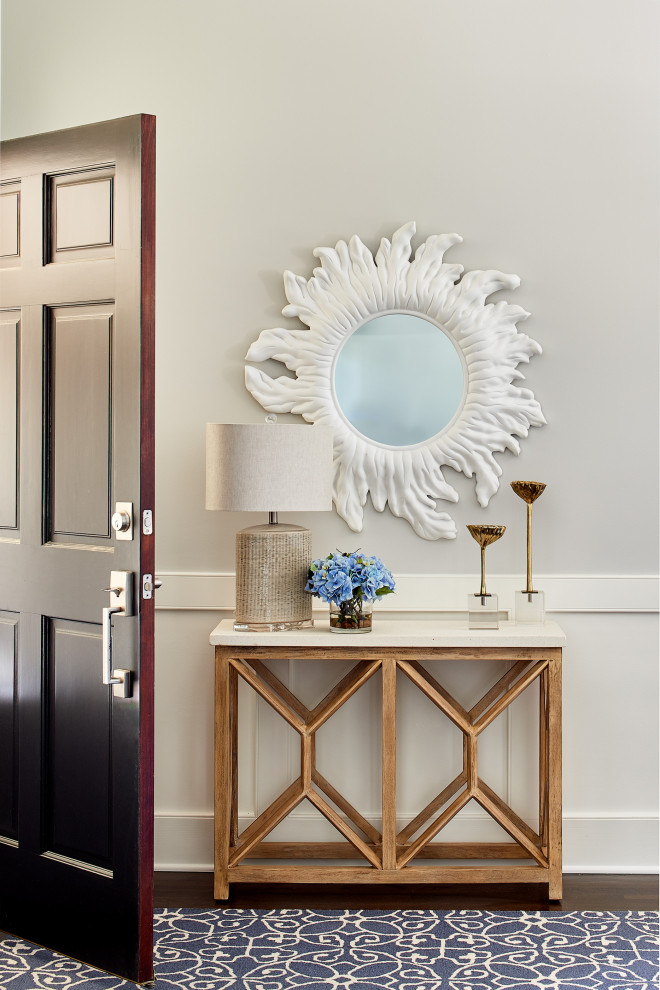Transitional entryway photo in Charlotte