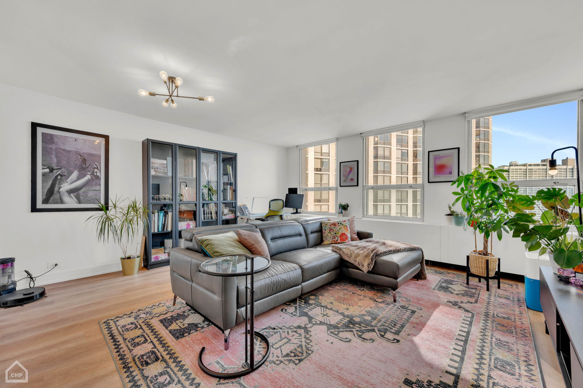 Lincoln Park Eclectic Living Room