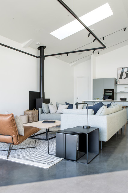 Modern Barn Conversion modern-living-room