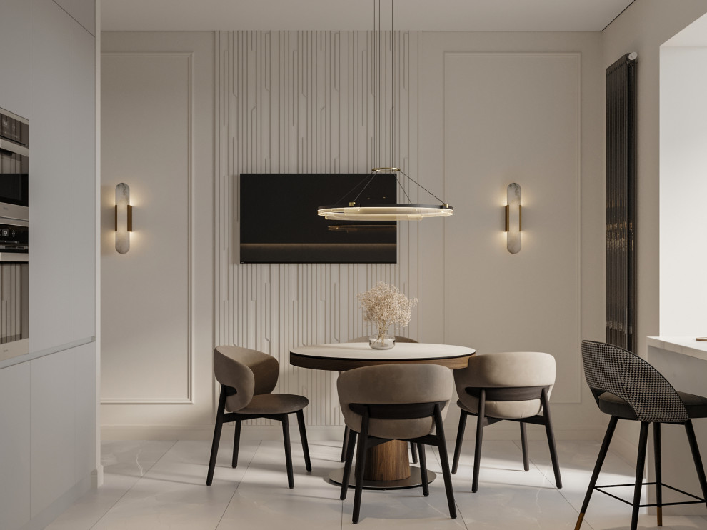 Современная квартира в Москве 78 м²