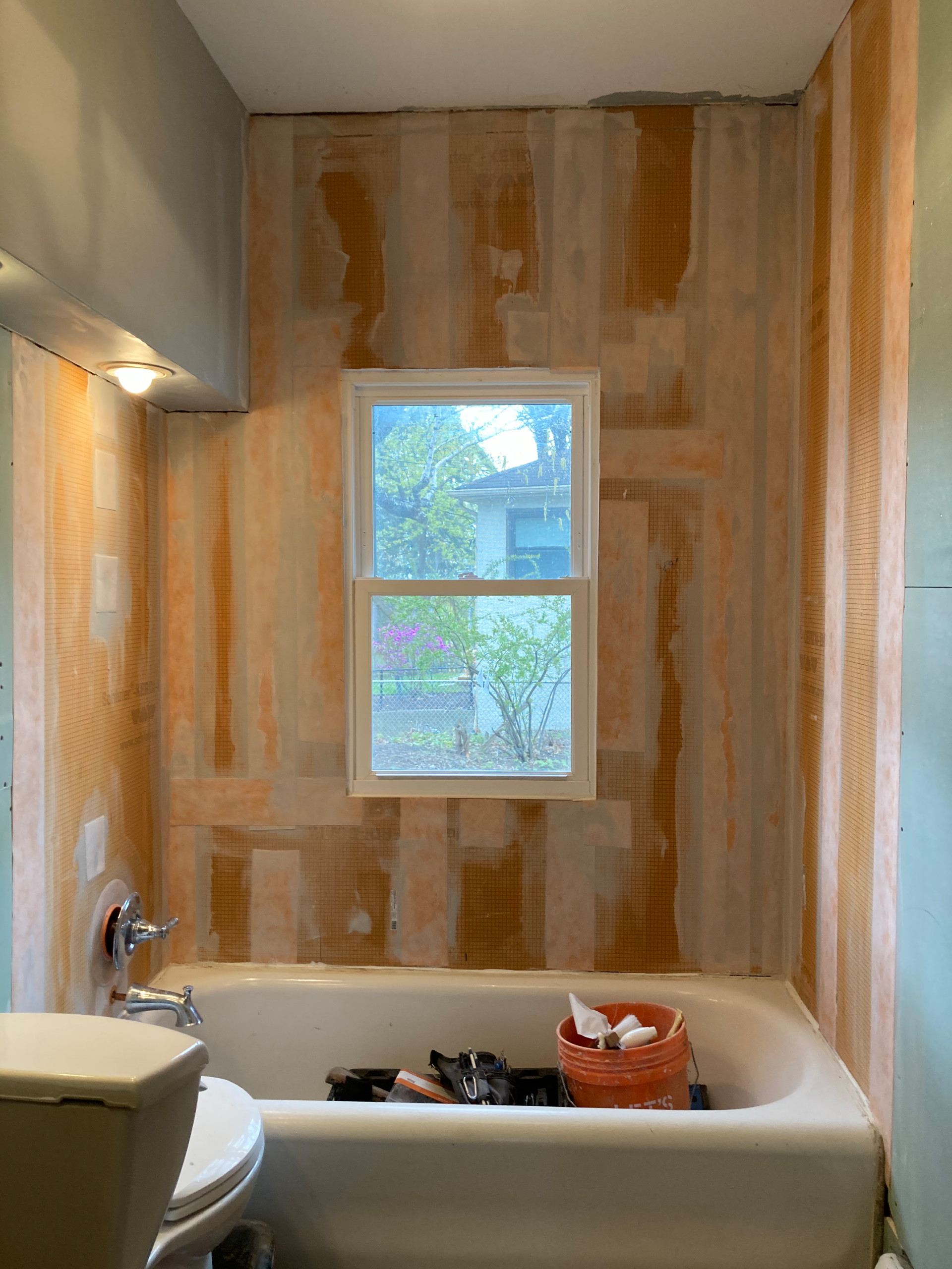Subway tile and stone