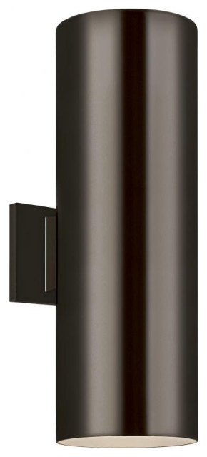 Wall Mounted Ambiance Outdoor Cylinder Lantern