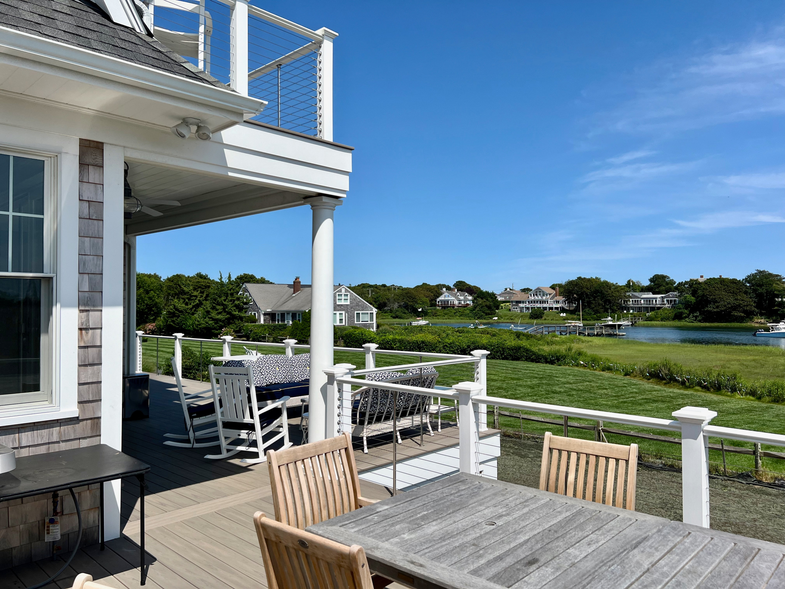 Two Views Waterfront Shingle Style Home