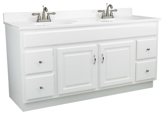 Concord 60 X21 Vanity 2 Door 4 Drawer White Gloss Finish Concord 60 X21 Vanity 2 Door 4 Drawer White Gloss Finish