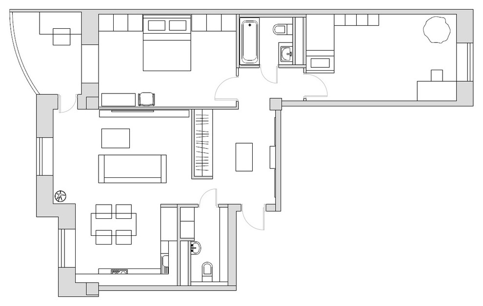 План расстановки мебели