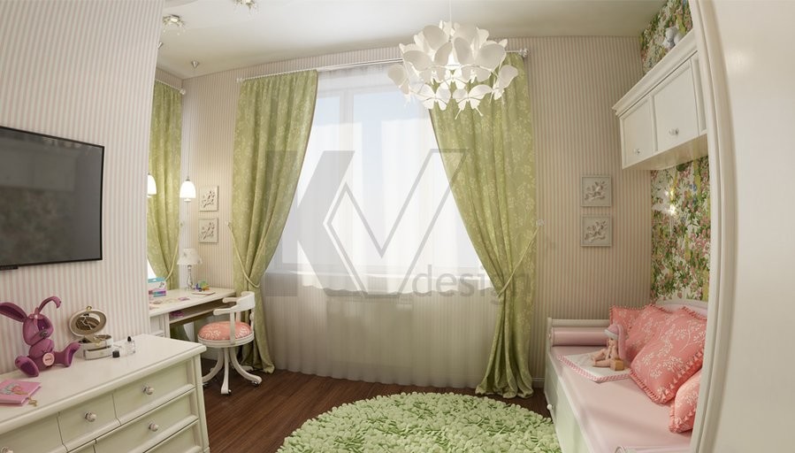 Дизайн-проект 3-комнатной квартиры, ЖК Лосиный остров