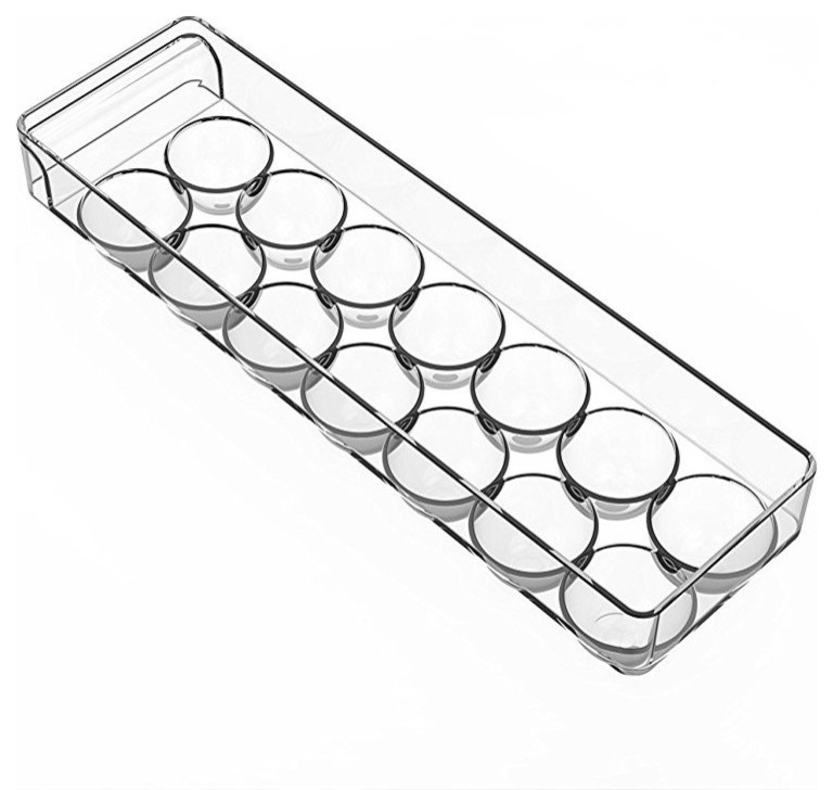 Kitchen Organizer Refrigerator Food Egg Storage Box Fridge Rack New Shelf M1J3