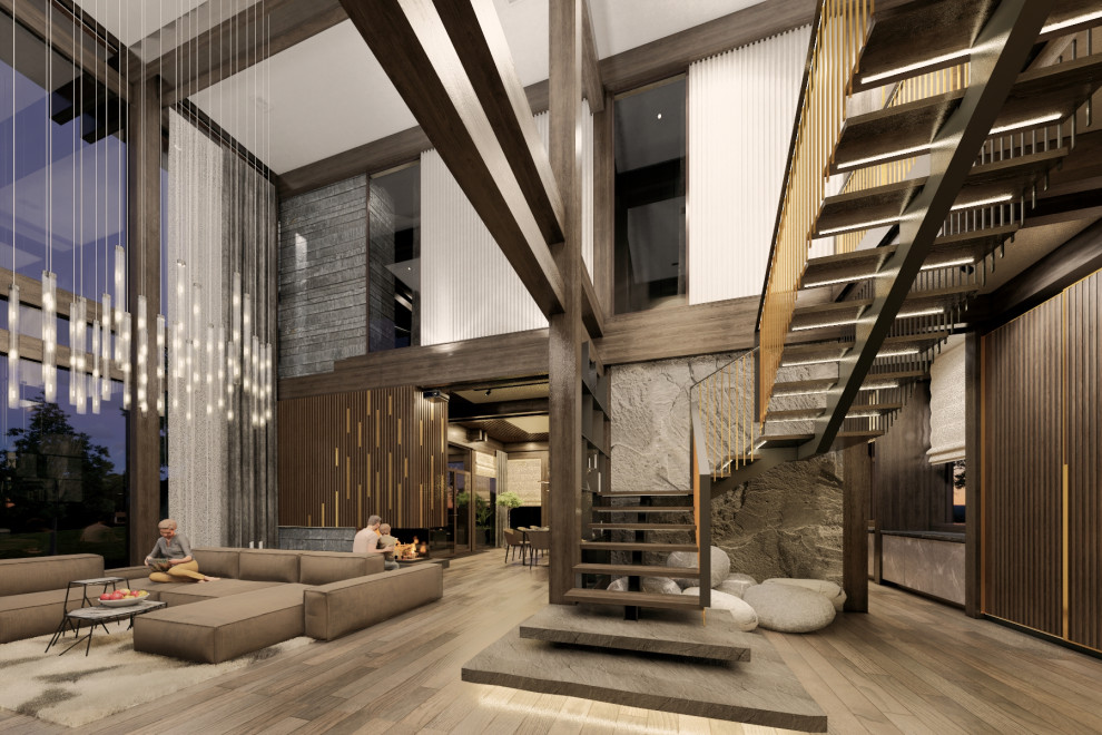 Living room/Stair hall (Forest line)